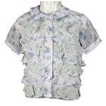 Camicia M/C con galette e colletto tondo - Lui & Lei