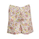 Pantalone corto in cotone con zip e elastico regolabbile-Magia di Nonna