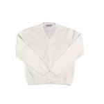 Cardigan in cotone sottile con collo alla coreana allacciatura a SX - Magia di Nonna