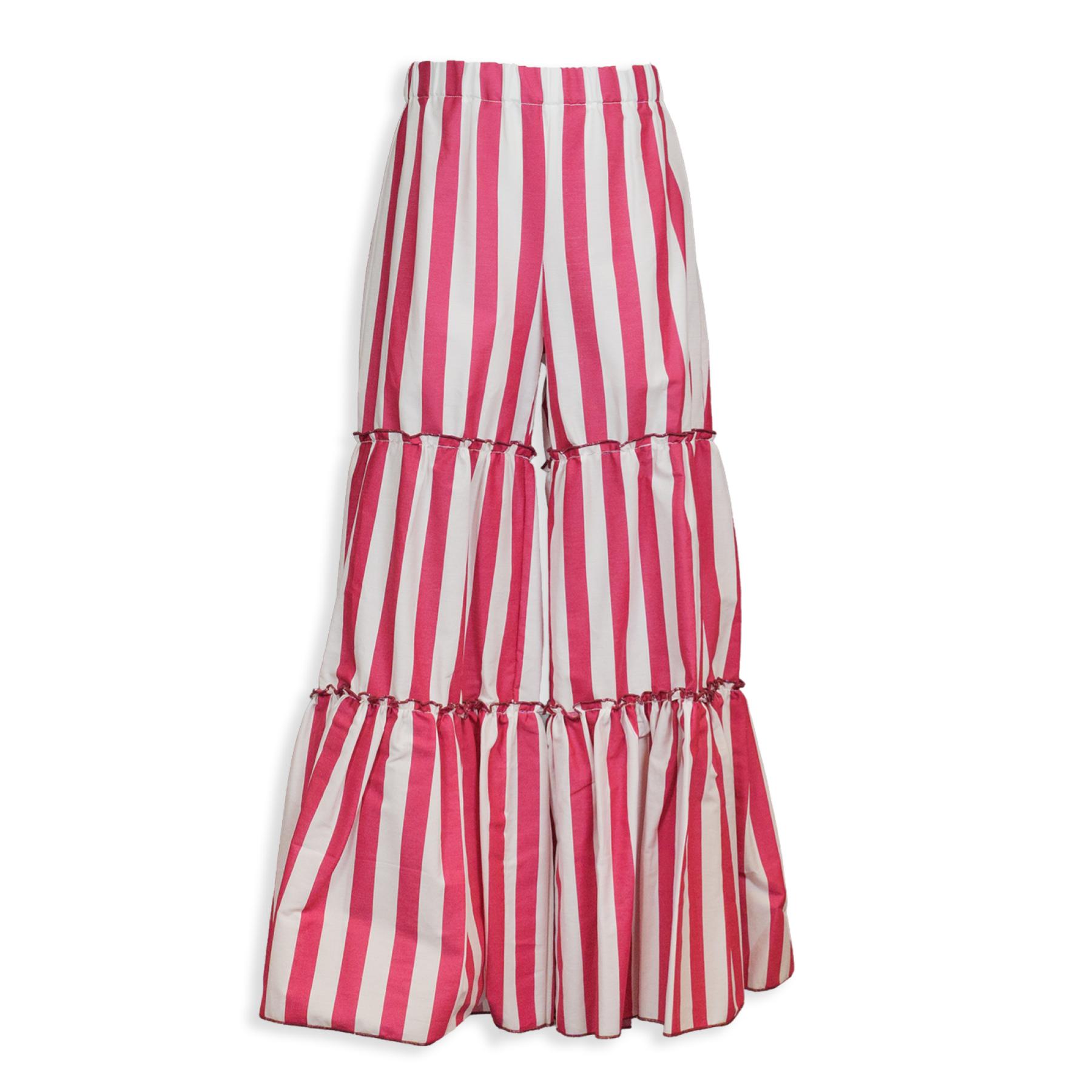 La Stupenderia-Pantalone lungo in cotone