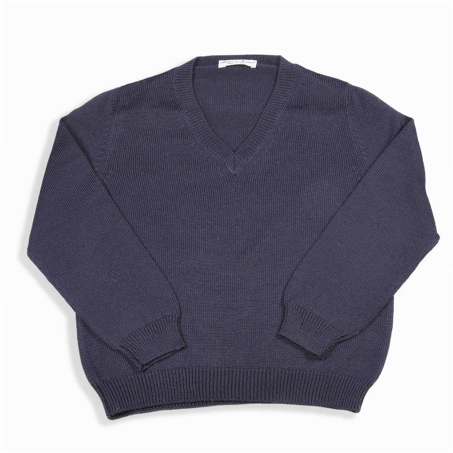 Magia di Nonna-Pullover scollo a V in lana merino